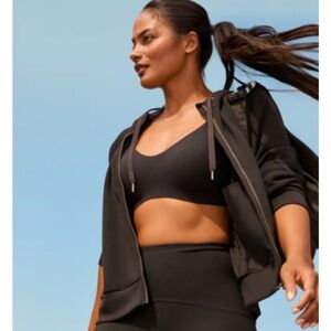 NWOT - SPANX® AirEssentials Full Zip Hoodie, Black, L
